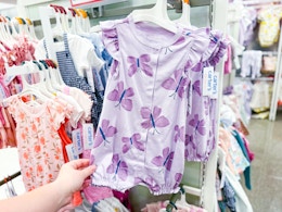 Baby Rompers, as Little as $4 at Target — Hurry Before They Go card image