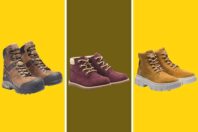 Timberland Boots for the Family at eBay: Starting at $27.99 card image