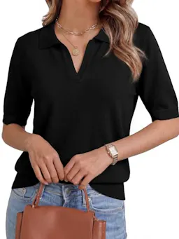 Women's Short Sleeve Sweater