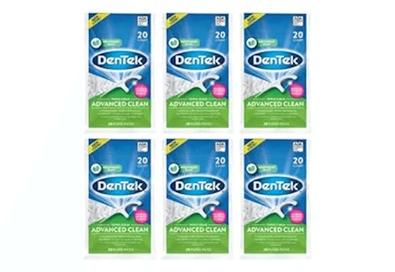 Dentek Floss Picks 6-Pack