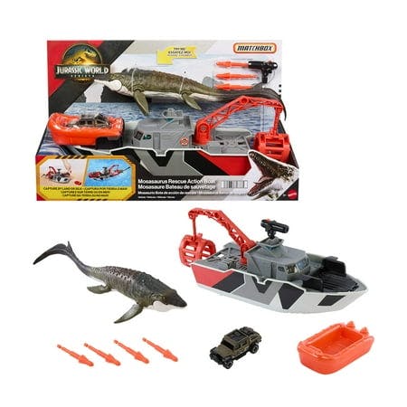 Matchbox Jurassic World Boat Playset