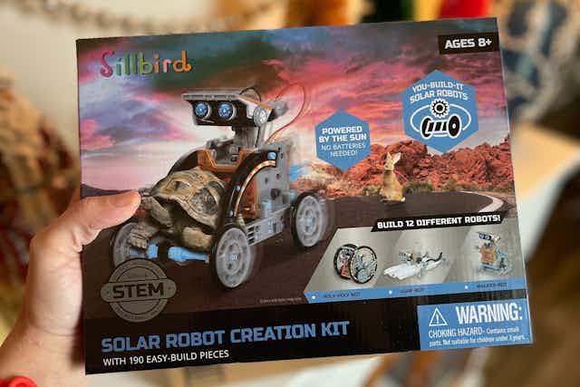 STEM Robot Building Kit, Just $12 on Amazon card image
