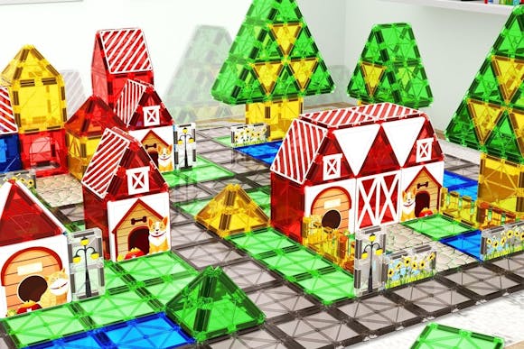 Farm Animal Magnetic Tiles Set, Just $11 After Amazon Promo Code
