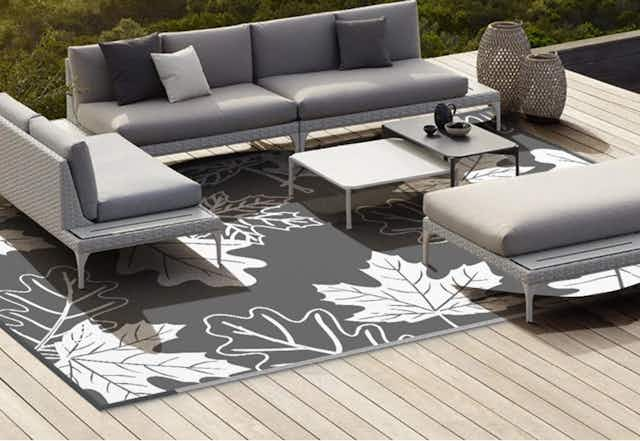 Indoor/Outdoor 5’X8’ Area Rug, Just $19.99 at Walmart card image