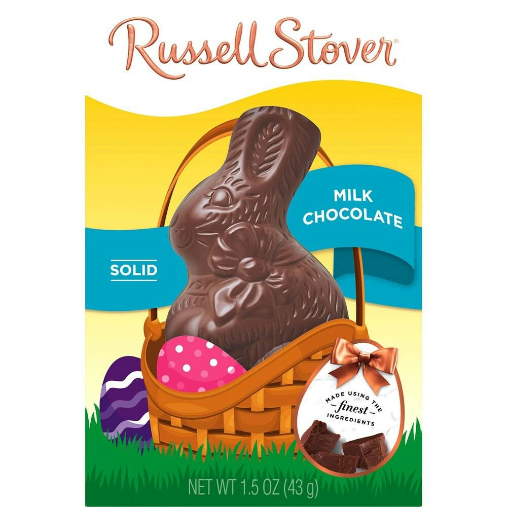 2 Russell Stover Chocolate Bunnies