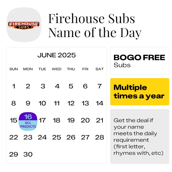 Firehouse Subs Name of the Day June 2025 (1)