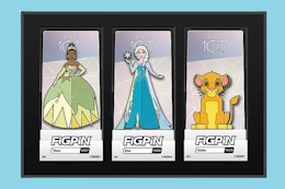 a disney pin set 