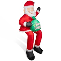 Christmas Inflatable Climbing Santa