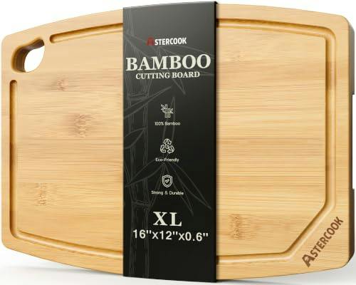 Astercook Bamboo Cutting Board