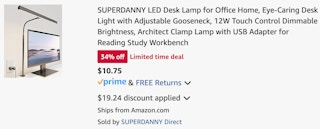 a cart ending in $10.75
