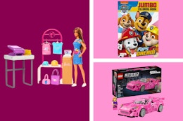 Toy Jackpot at Walmart: Barbie, Legos, Paw Patrol — All the Faves card image