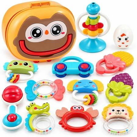 Baby Teething Toy & Rattle Set