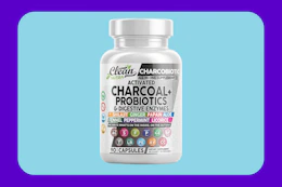 activated charcoal bottle