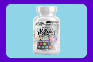 activated charcoal bottle