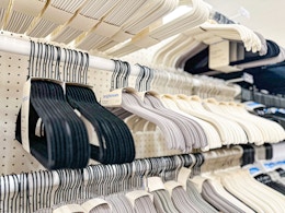 Target's Closet Game-Changer: Velvet Hangers Are $0.46 Each card image