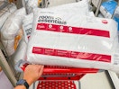 bed pillows sitting on a target cart
