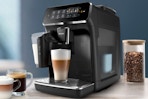 Philips 3200 Series Fully Automatic Espresso Machine on a countertop. 