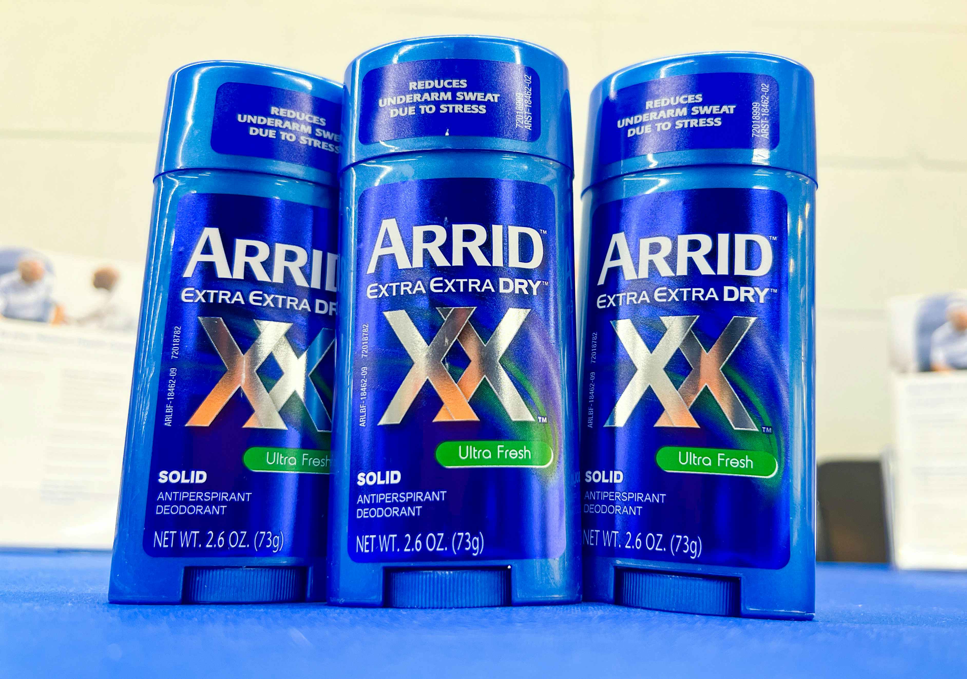 arrid-xtra-dry-deodorant on walmart shelf