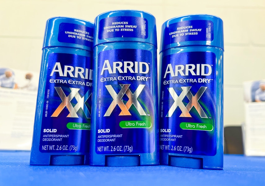 arrid-xtra-dry-deodorant on walmart shelf