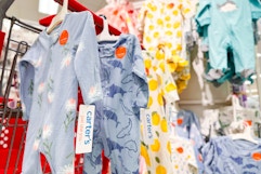 Score Carter's Bodysuits for $1.19 and Sleep & Plays for $4.75 at Target card image