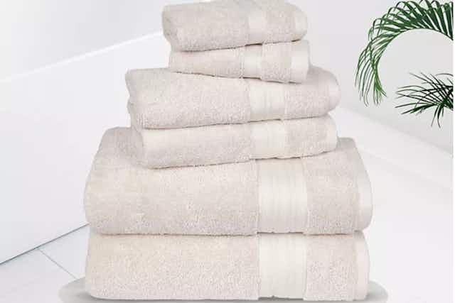 6-Count Organic Cotton Towel Set, Only $24.98 at Sam's Club card image