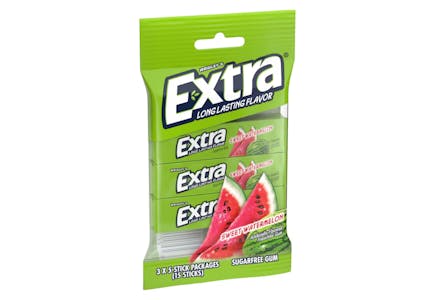 3 Extra Gum Multipacks