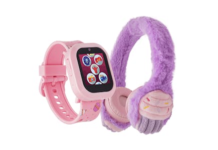 iTech Kids' Smartwatch and Headphones Bundle