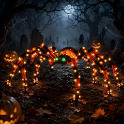 Giant Halloween Spider Decoration