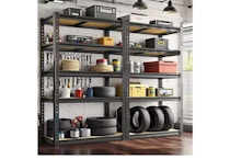 Heavy-Duty Metal Shelving Unit Set