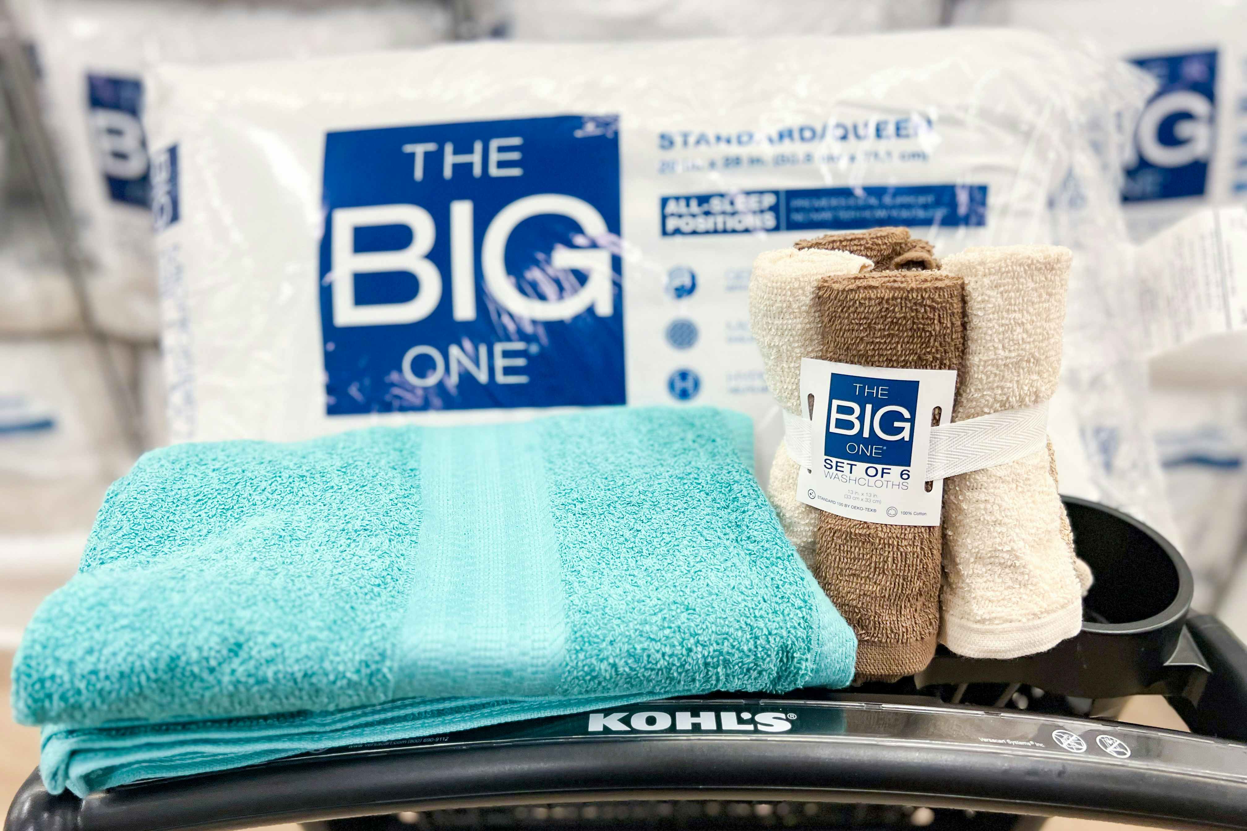 Get The Big One Bath Towels or Pillows for Only $2.54 at Kohl's 