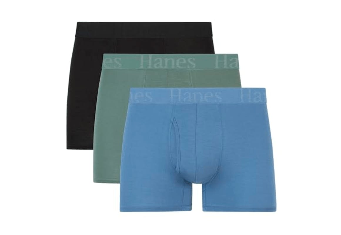 Hanes Men's Bamboo Boxer Briefs