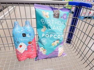birthday cake flavored popcorn & whipped topping