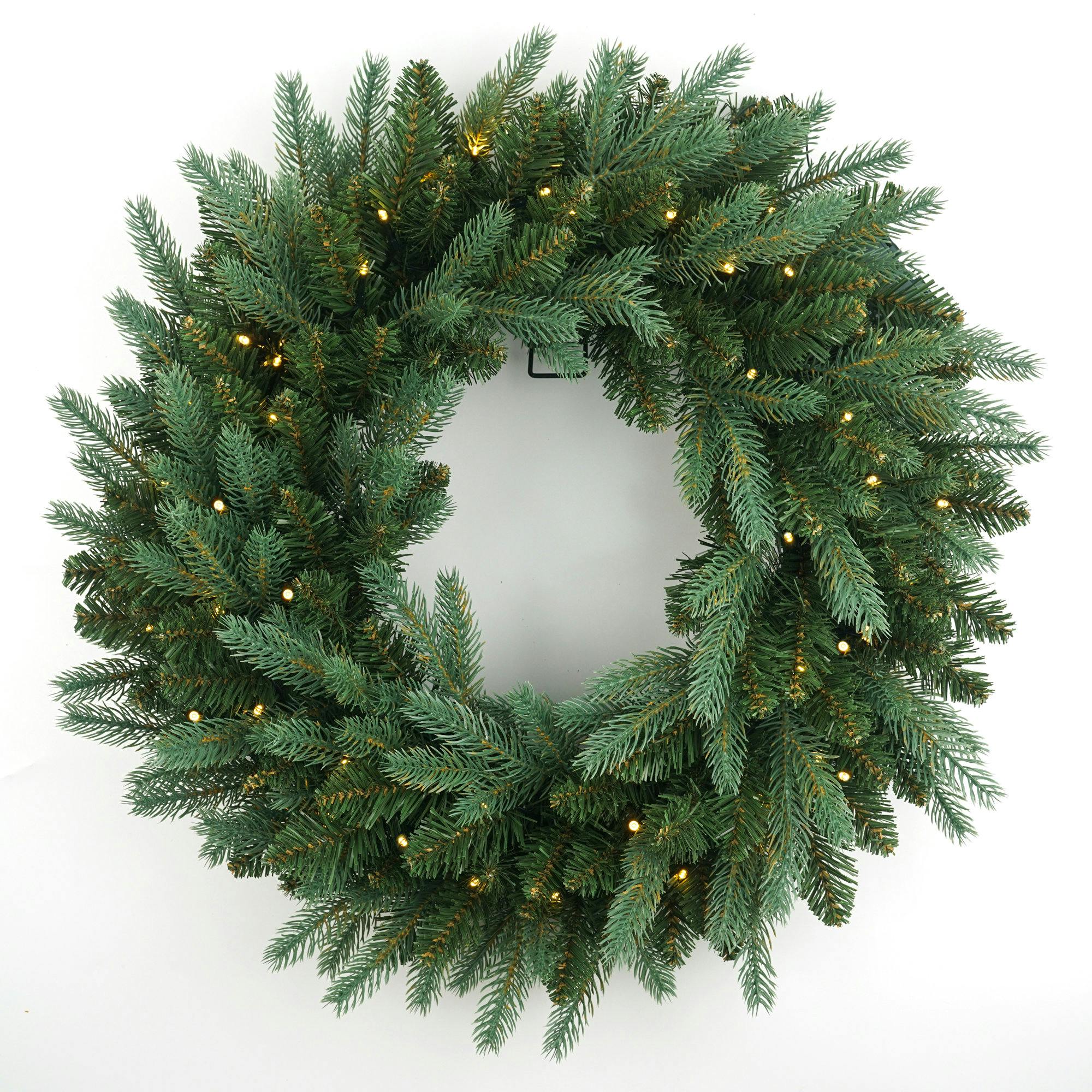 Pre-Lit Artificial Christmas Wreath