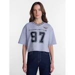 Women's French Terry Varsity Tee