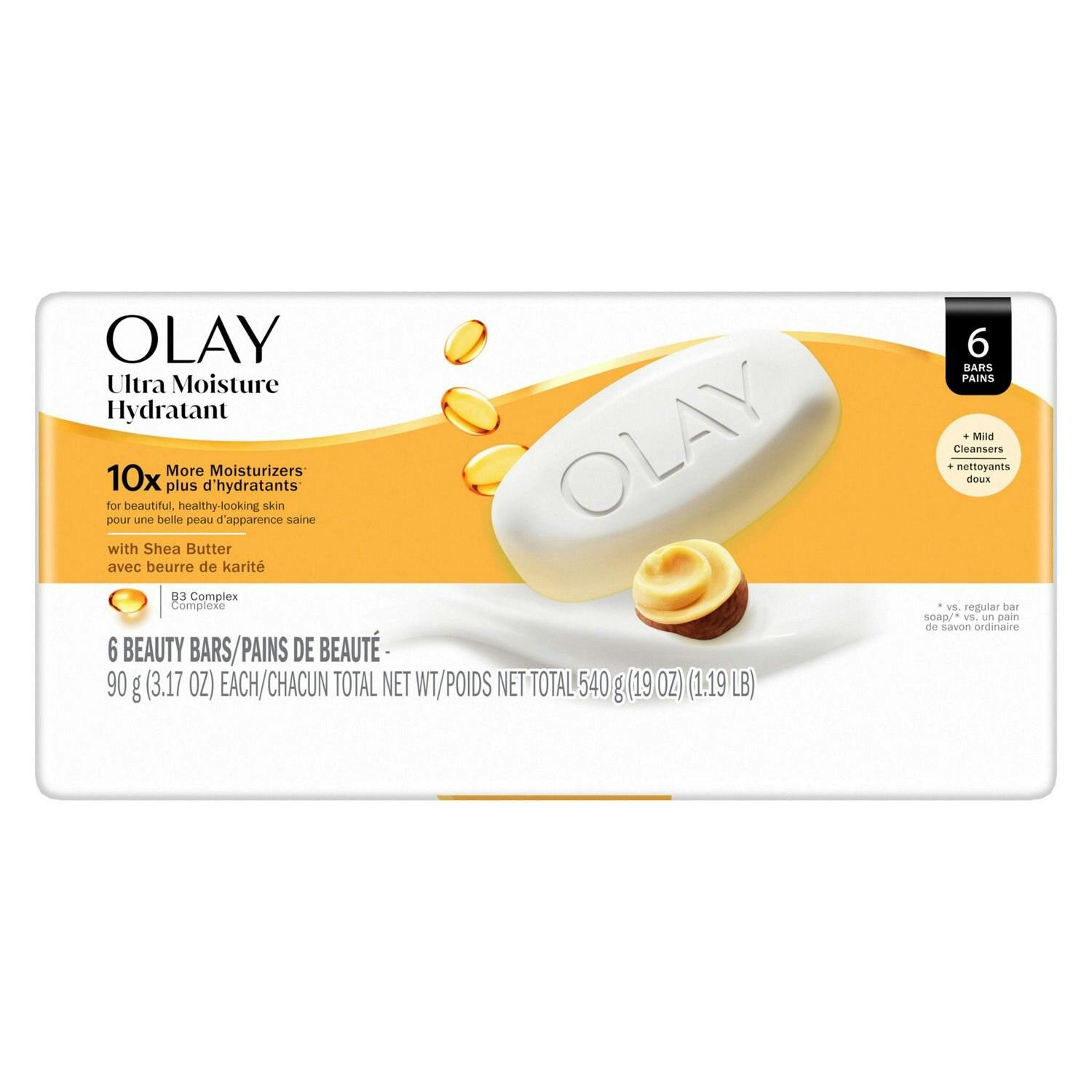2 Olay Beauty Bar Packs