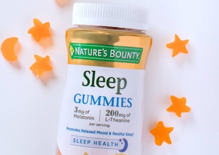 a bottle of natures bounty sleep gummies