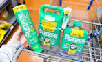 3 Spruce weed killer products in Walmart shopping cart