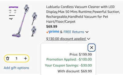 cart lublue vac