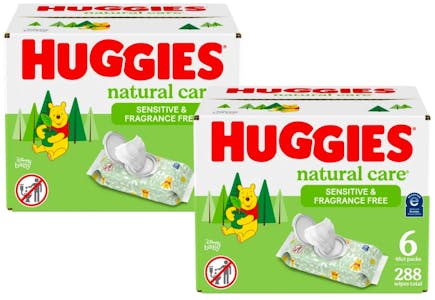 2 Huggies Wipes