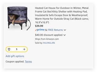 Heated Cat House for Outdoor in Winter