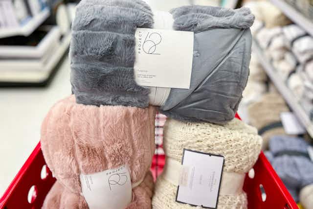 Get 40% Off Throw Blankets & Pillows at Target: Prices Start at $6 card image