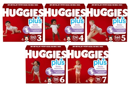 Huggies Diapers (Size 3-7)