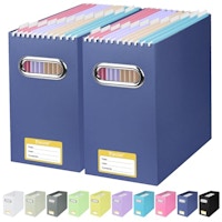File Organizer Box 2-Pack