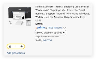 shipping label printer