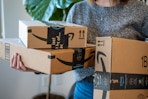 Amazon prime boxes.