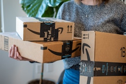 Amazon prime boxes.
