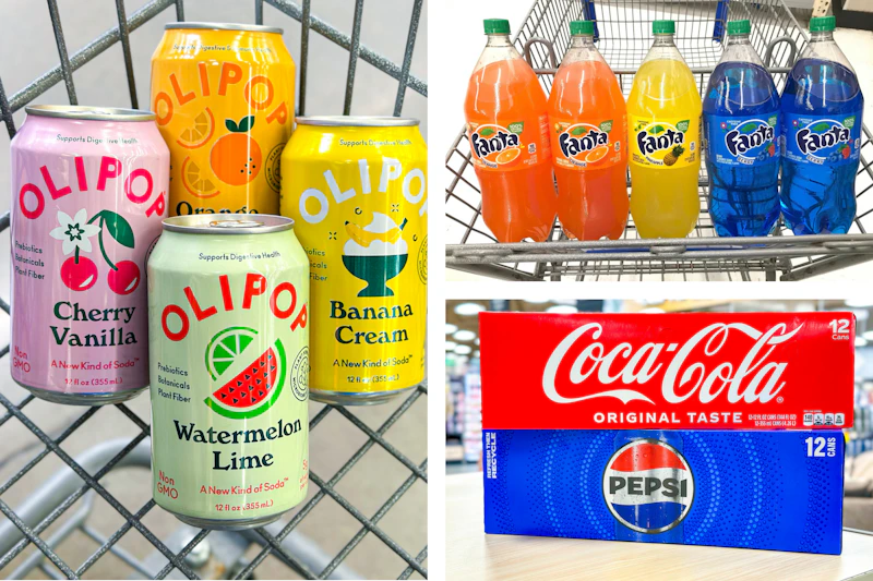 olipop fanta coca cola pepsi collage