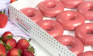 krispy kreme strawberry glazed donuts