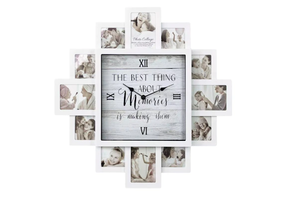 American Art Décor Collage Wall Clock