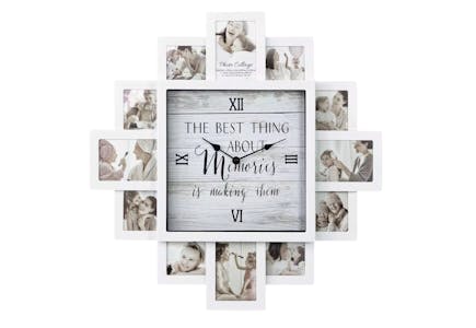 American Art Décor Collage Wall Clock